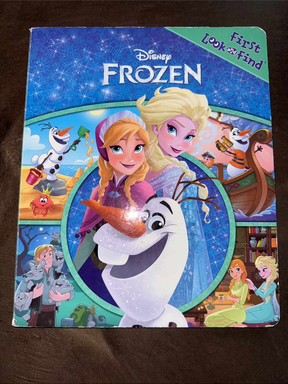 Disney Frozen First Look and Find - Blue, White, Purple